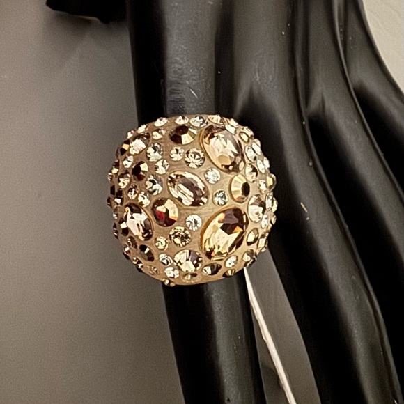 Alexis Bittar crystal dome ring - Picture 1 of 7